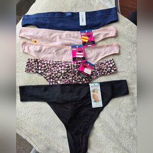 NWT Bundle Of 5 Macys Brands Thong Size Xl Xxl